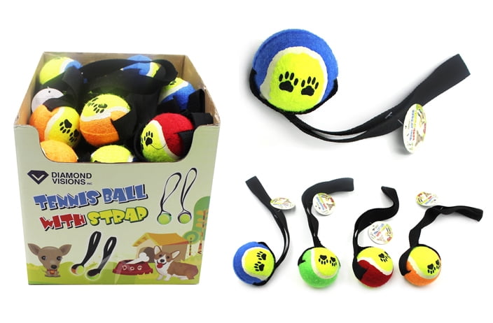 Picture of DDI 1980803 Dog Toys - Tennis Ball w/Strap Case of 36