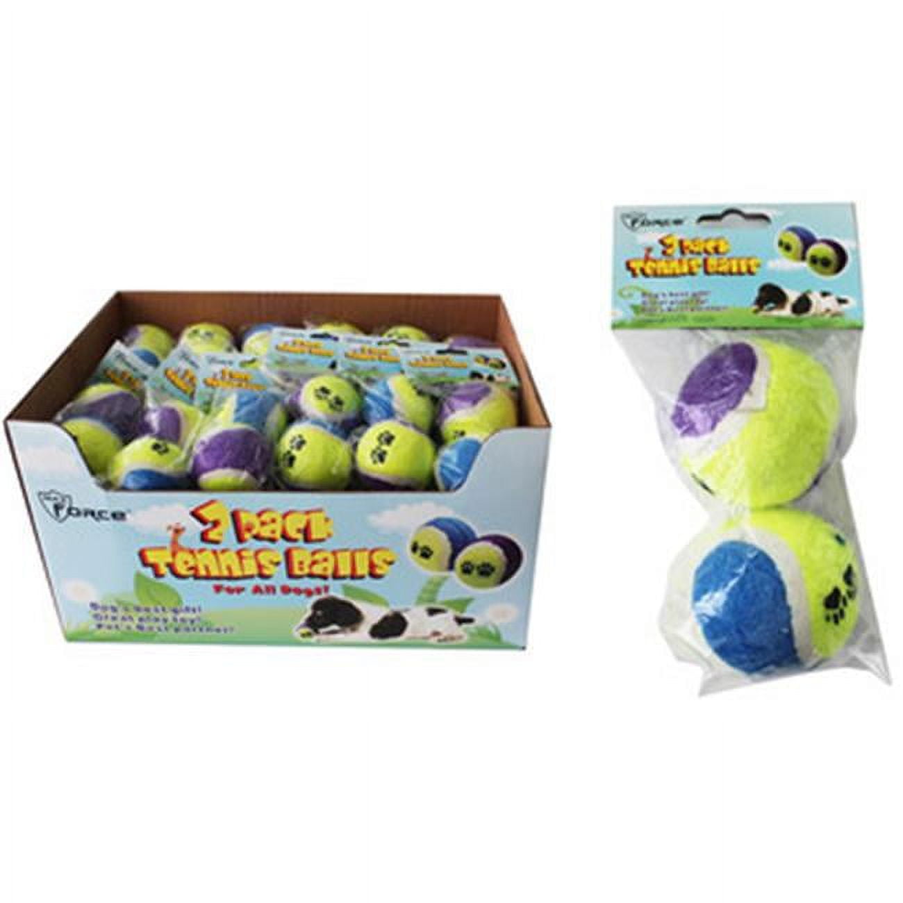 Picture of DDI 1980804 Dog Toy Tennis Balls - 2 Pack Case of 36