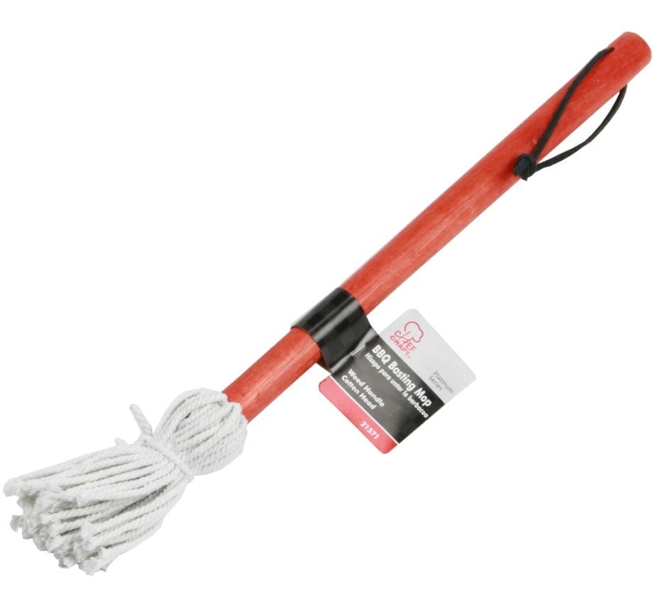 2283069 BBQ Basting Mops - Wood Handle, 15 case of 72