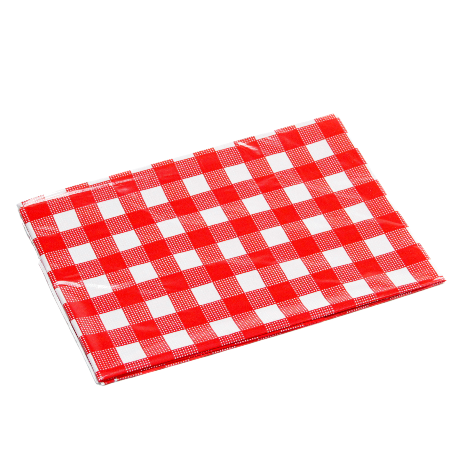 2283084 Checkered Tablecloths - Red/White, 52 x 108 case of 144
