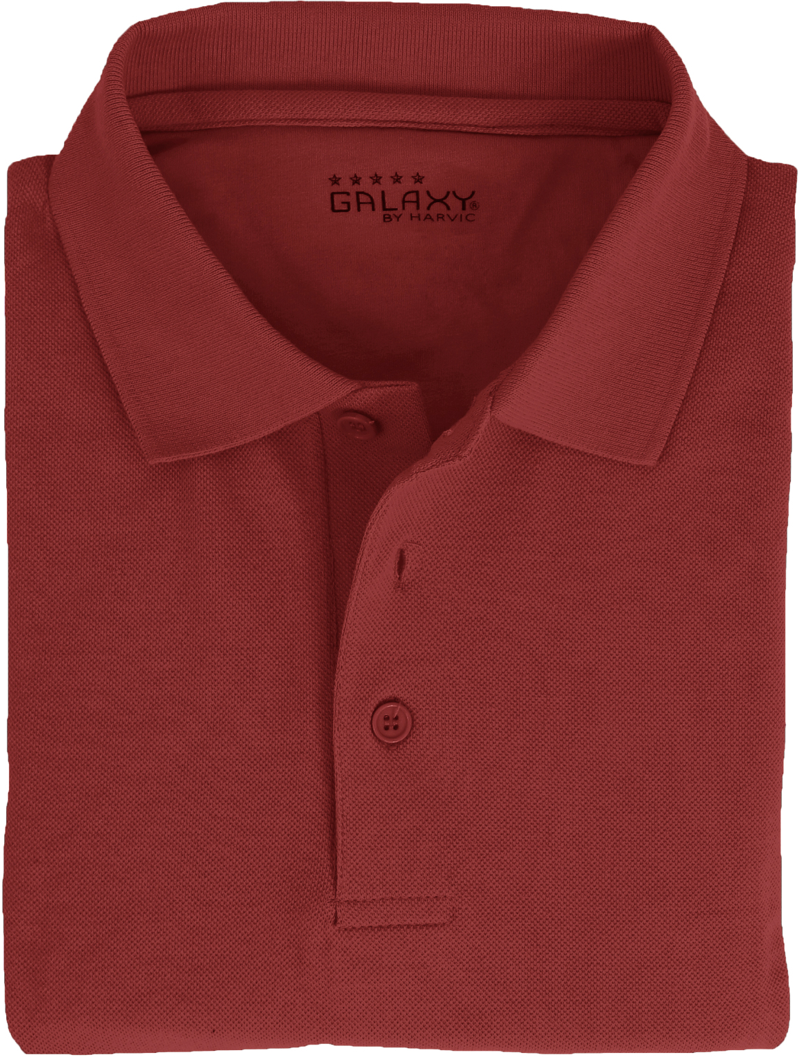 DDI  Plus Size Adult Short Sleeve Burgundy Polo Shirts
