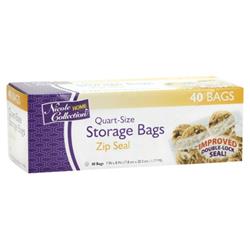 Picture of DD 2269851 Quart - Zip Seal Bags - Nicole Home Collection - Pack of 40 - Case of 48