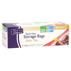 Picture of DDI 2269853 Quart- Slide Tab - Freezer/Storage Bags - 30-Packs - Nicole Home Collection Case of 24