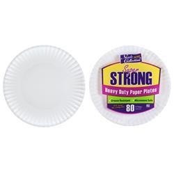 Picture of DDI 2269827 Heavy Duty White 9 Paper Plates - 80-Packs - Nicole Home Collection Case of 12