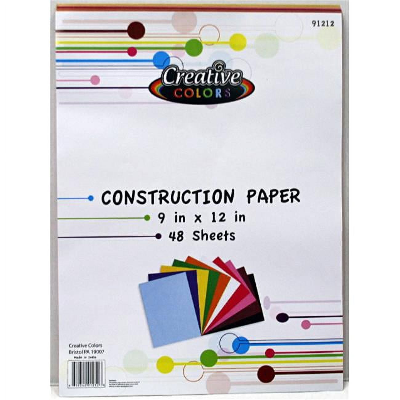 DDI  Construction Paper 9in. x 12in.