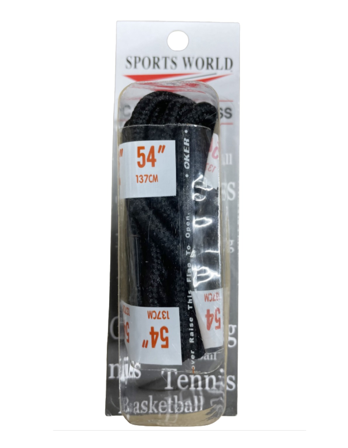 DDI 2279735 Boot Laces - Black, 54 case of 48