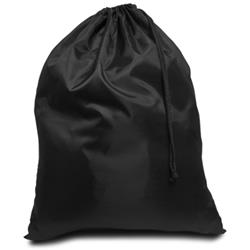 Picture of Dollardays 1922619 22 x 28 in. Drawstring Laundry Bag&#44; Black - Case of 96