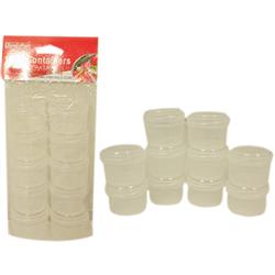 10-Count Small Containers Case of 24