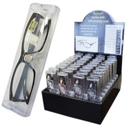 Picture of DDI 2315776 Demi Frame Reading Glasses with Cases and Display Case of 36