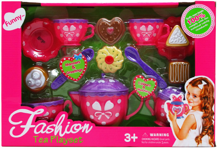 Tea Party Play Set, 16-Piece case of 12