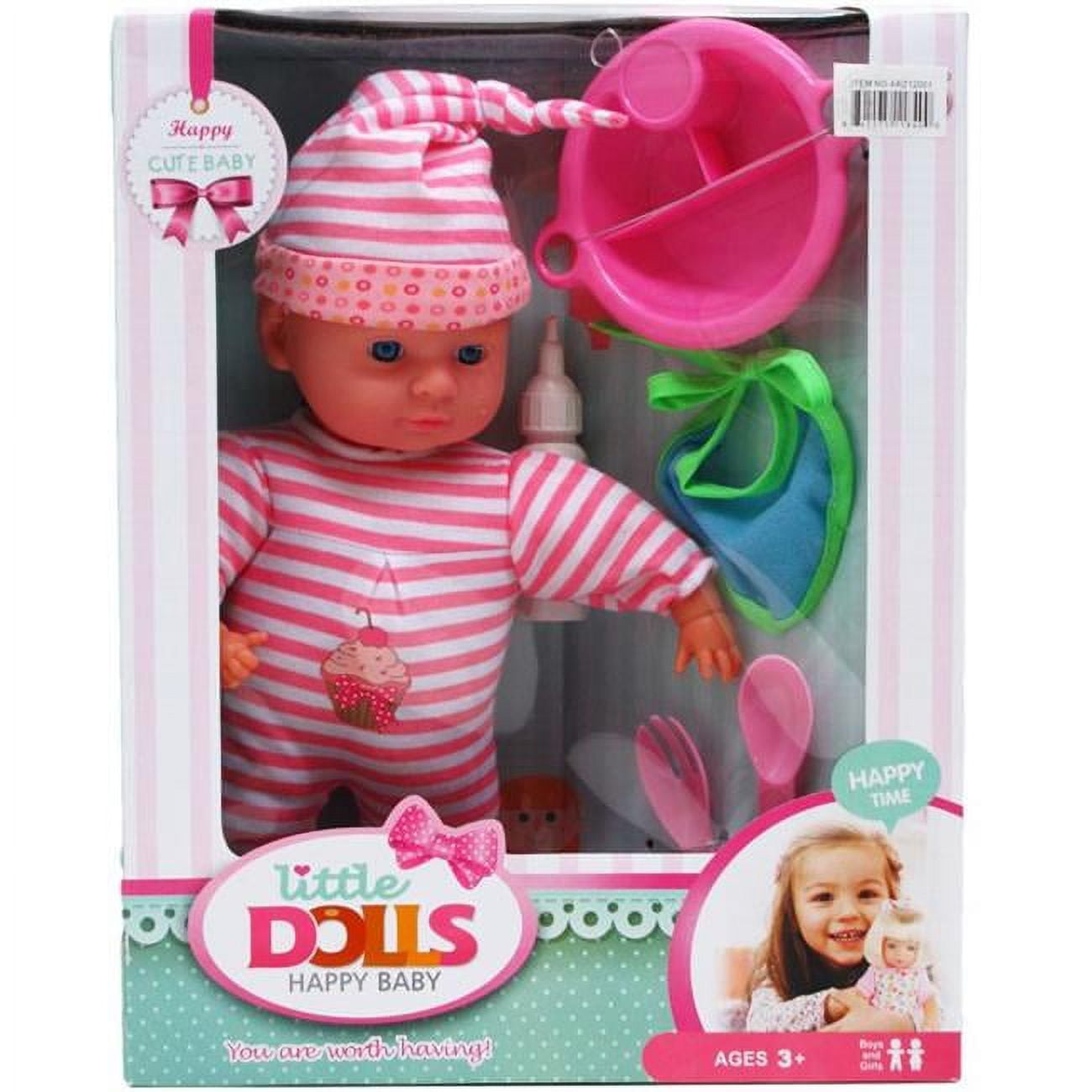 Picture of DDI 2275879 10 in. Soft Baby Doll with Accessories Play Set&#44; Assorted Color - Case of 12