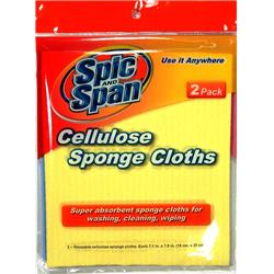 Picture of DDI 2318597 Spic-n-Span 2-Pack Cellulose Cloths Case of 12