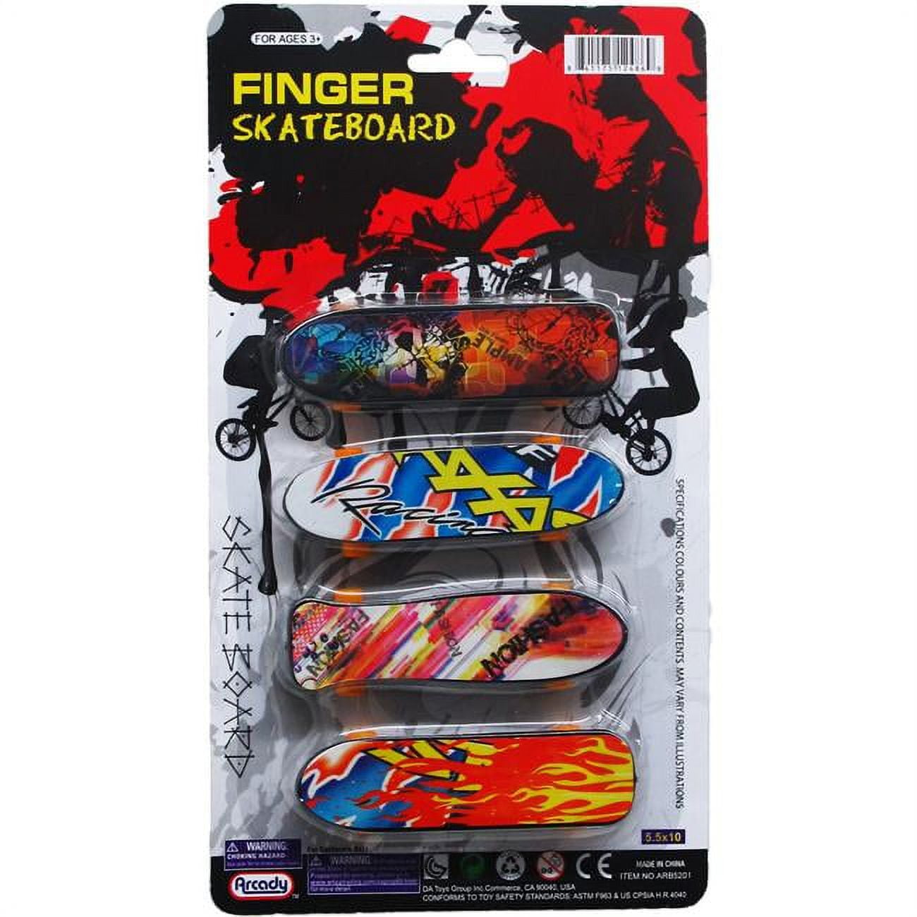 Picture of DDI 2322360 4-Piece 3.75&quot; Finger Mini Skateboard Play Set Case of 144