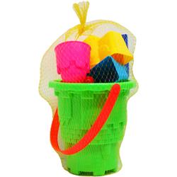 2322416 7 in. Assorted Color Beach Toy Bucket Set - Case of 24