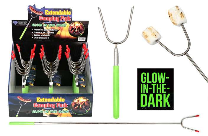 2325056 Glow-In-The-Dark Camping Forks, 29 case of 96