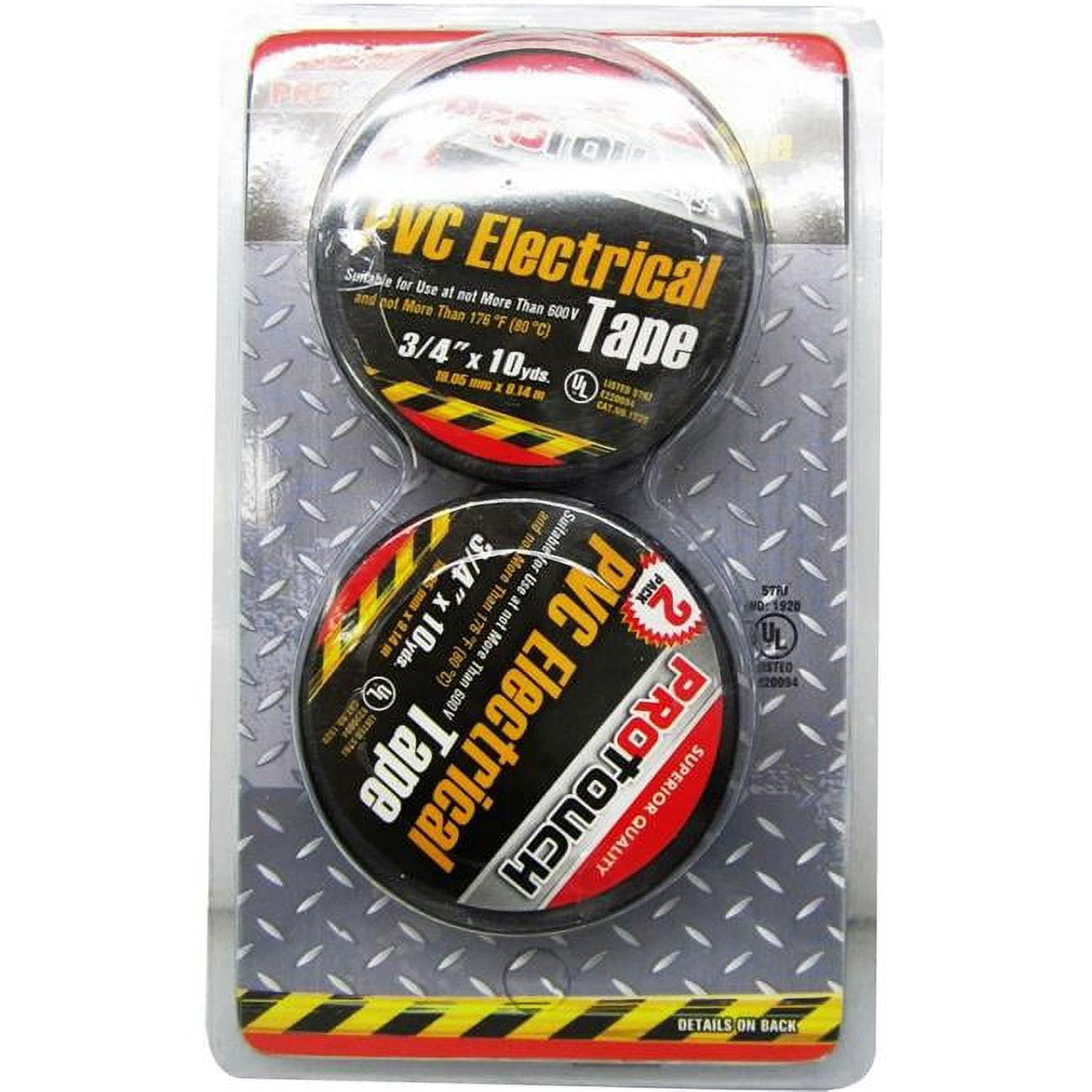 Picture of DDI 2316271 2 Pack Pvc Electrical Tape - Black Case of 48