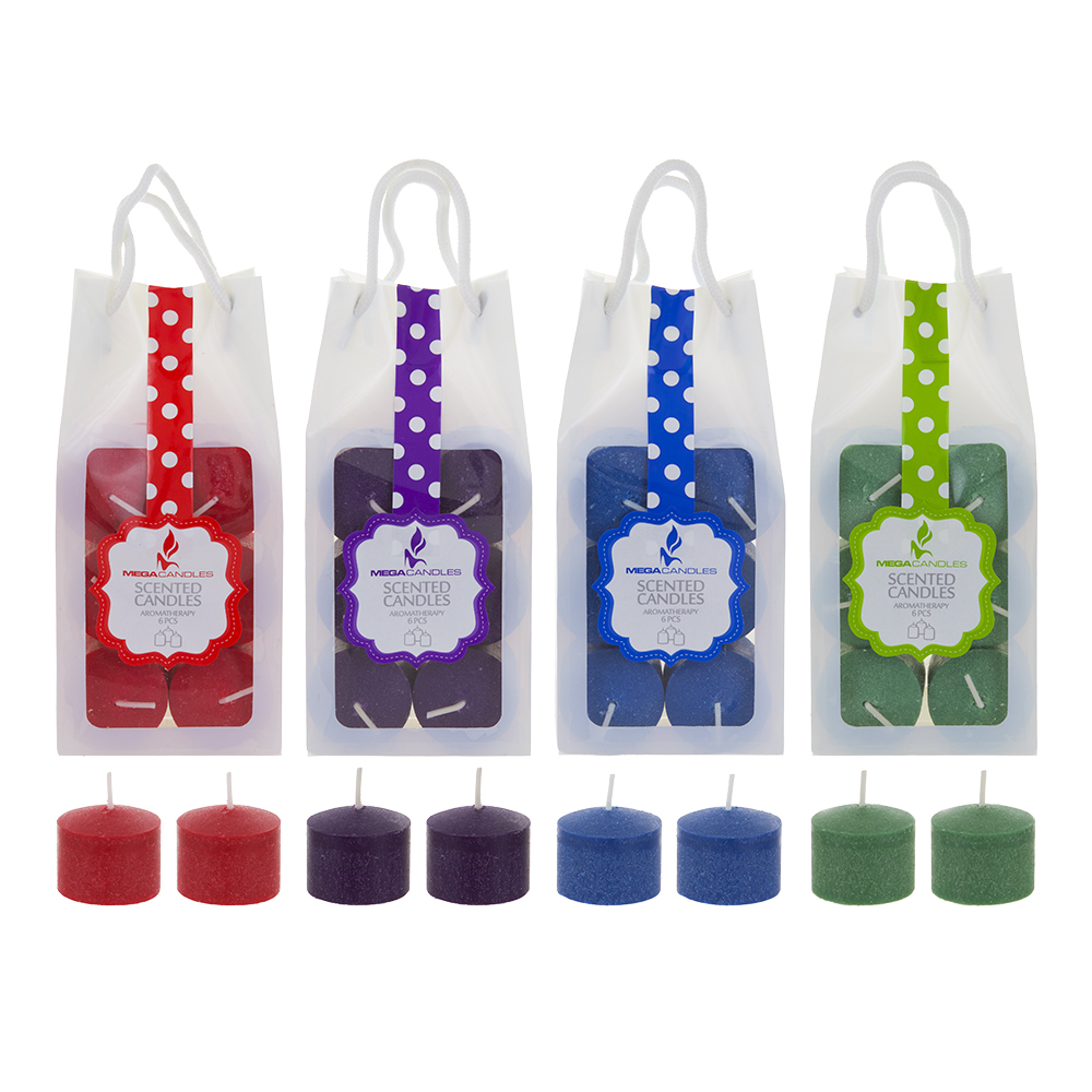 Votive Candles - Scented, 6 Count case of 48
