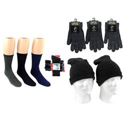 Picture of DDI 2321554 Adult Hats  Gloves &amp; Socks - Merino Wool  Assorted Colors Case of 180