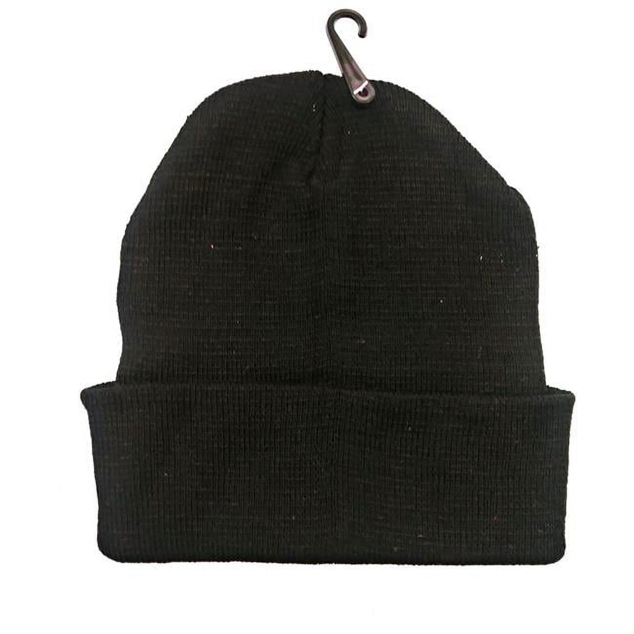 Picture of DDI 2320316 Adult Wholesale Winter Beanies - All Black Case of 120