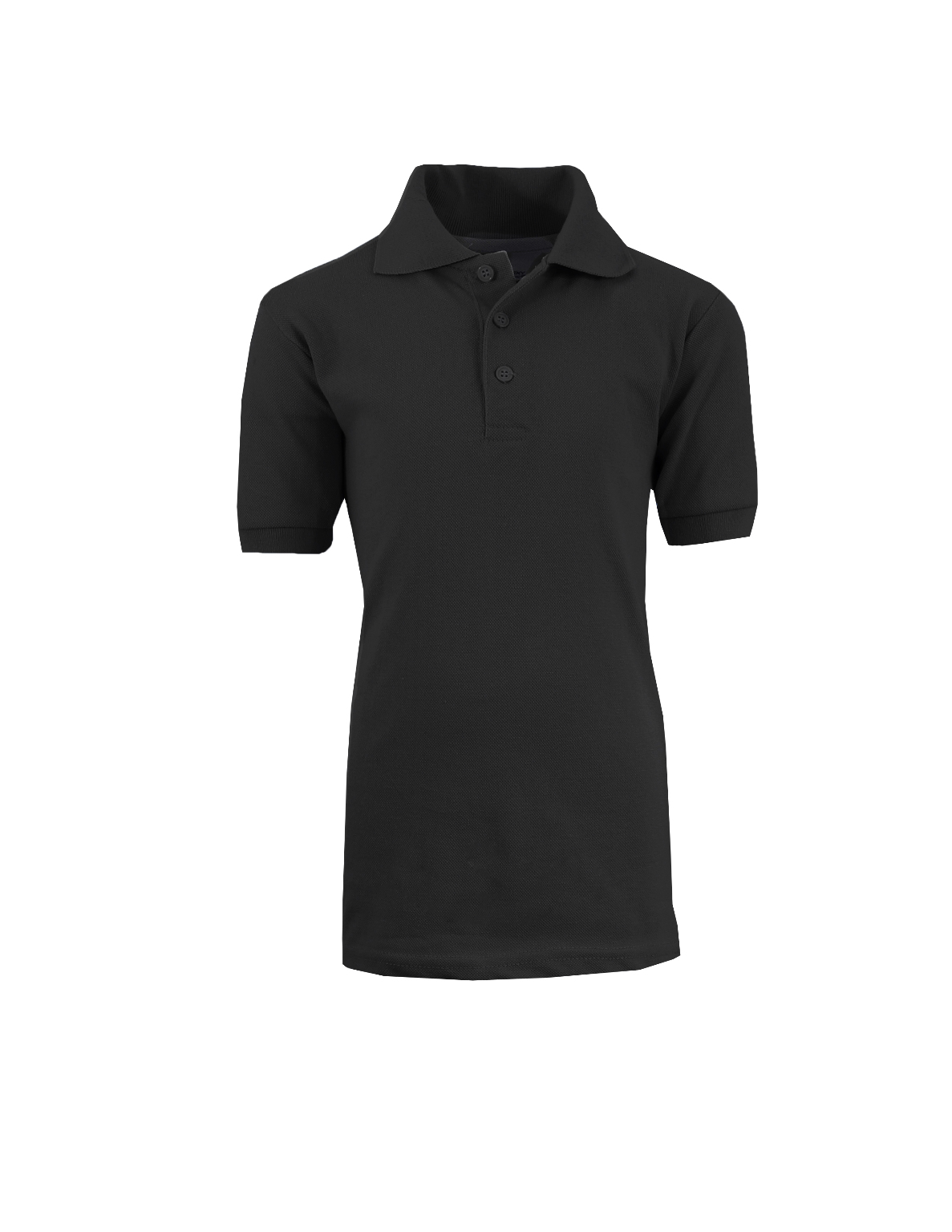 Unisex Uniform Polo Shirts - Black, Medium, Short Sleeve case of 36