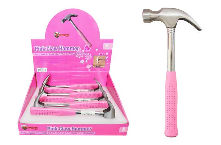 2291840 Claw Hammers, Pink, 8oz. case of 24