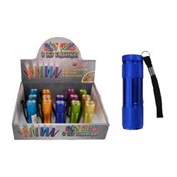 Picture of DDI 2325045 Crazy Colors 9-LED Flashlights - Assorted Colors Case of 15