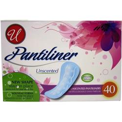 Picture of DDI 2290652 Unscented Pantiliners 40 Count Case of 36