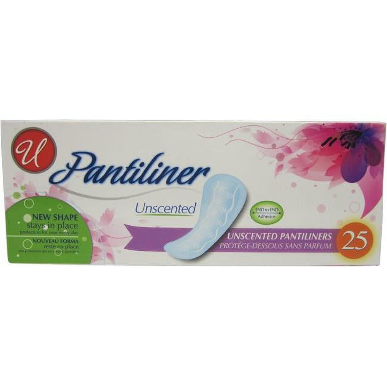 Picture of DDI 2290795 Unscented Pantiliners 25 Count Case of 24