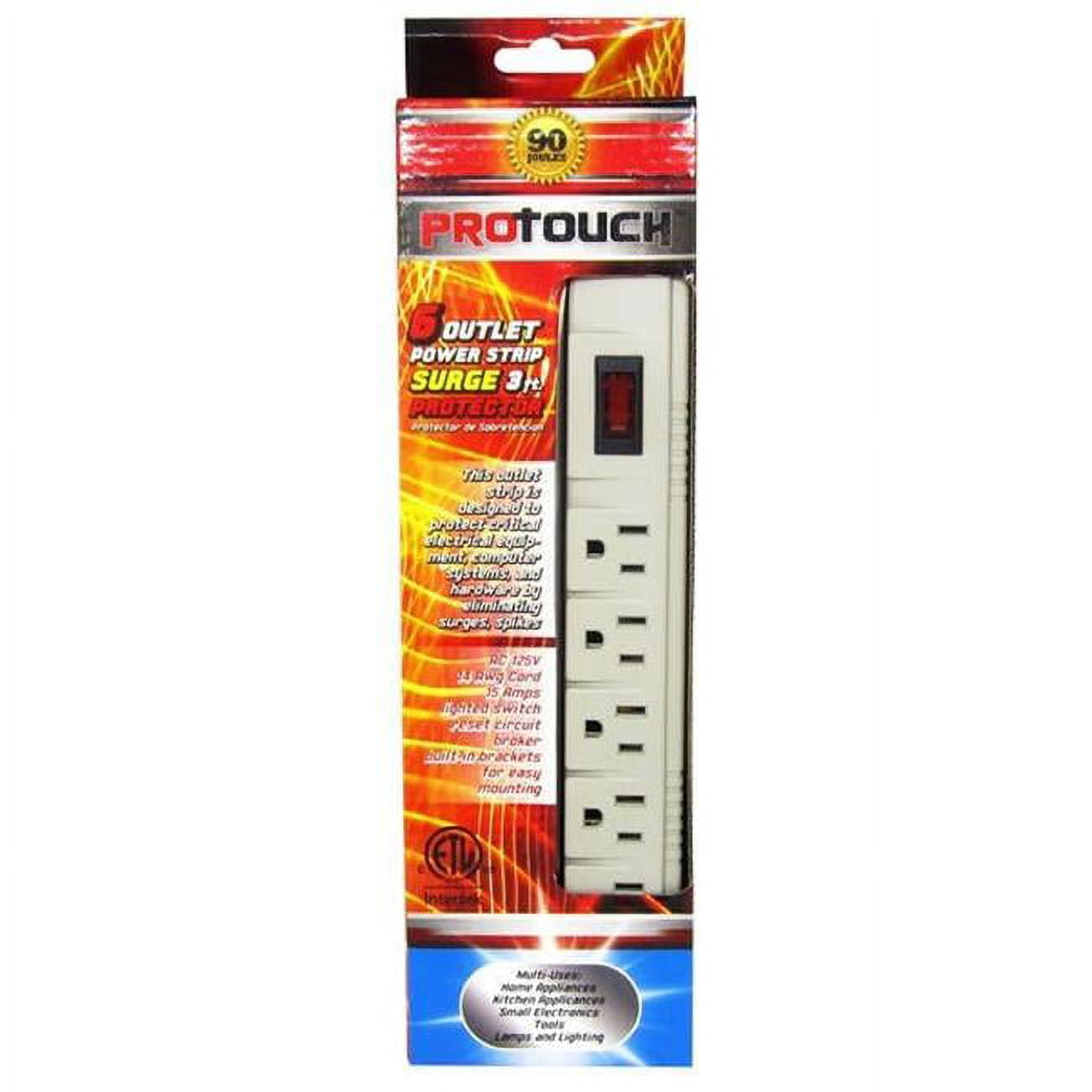 Picture of DDI 2316155 3 ft. 6 Outlet Power Strip - Case of 12