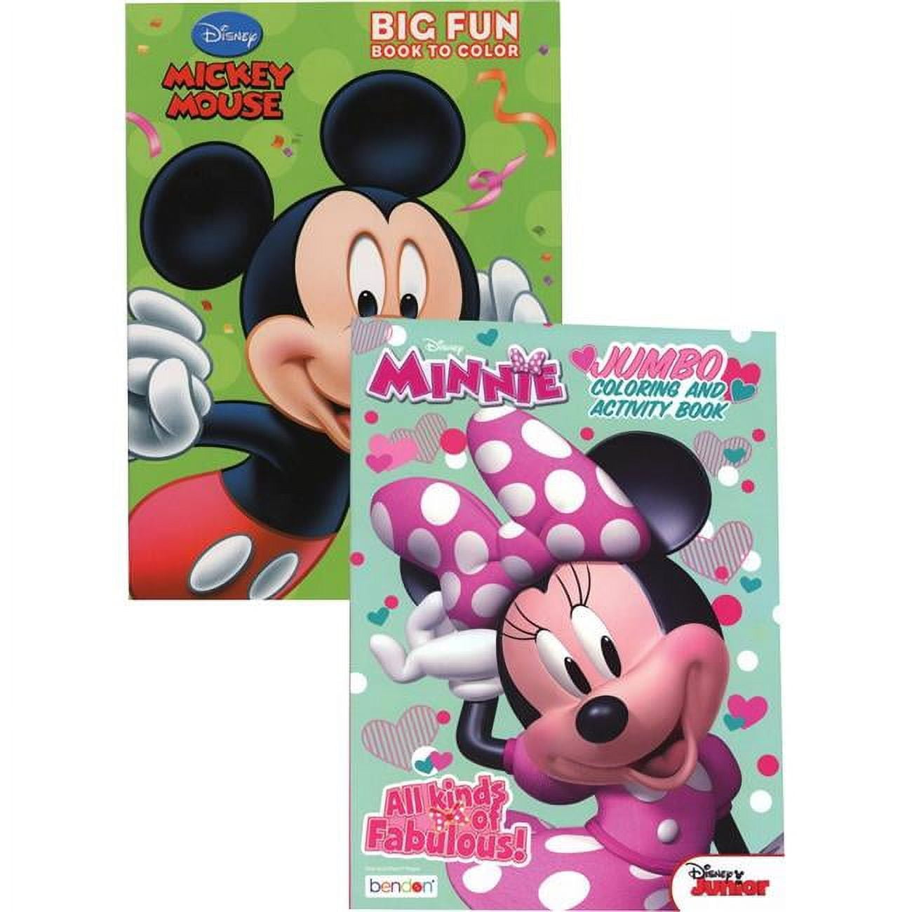 Picture of DDI 2326949 Mickey &amp; Minnie Jumbo Coloring Book Case of 36