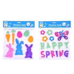 Picture of DDI 2330274 Easter & Spring Removeable Window Gels with Glitter - Case of 48