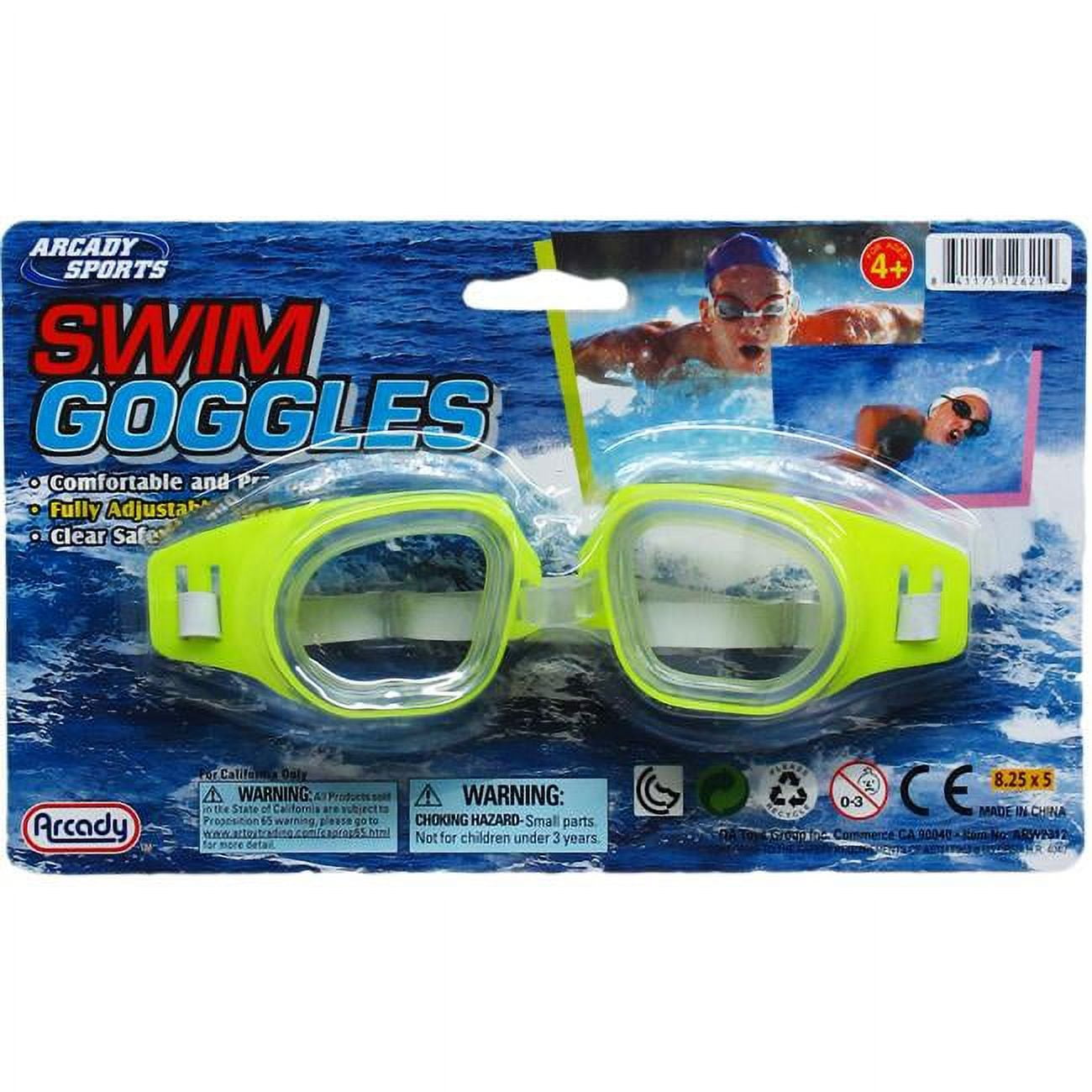 Picture of DDI 2330953 6&quot; Assorted Color Swimming Goggles Play Set Case of 96