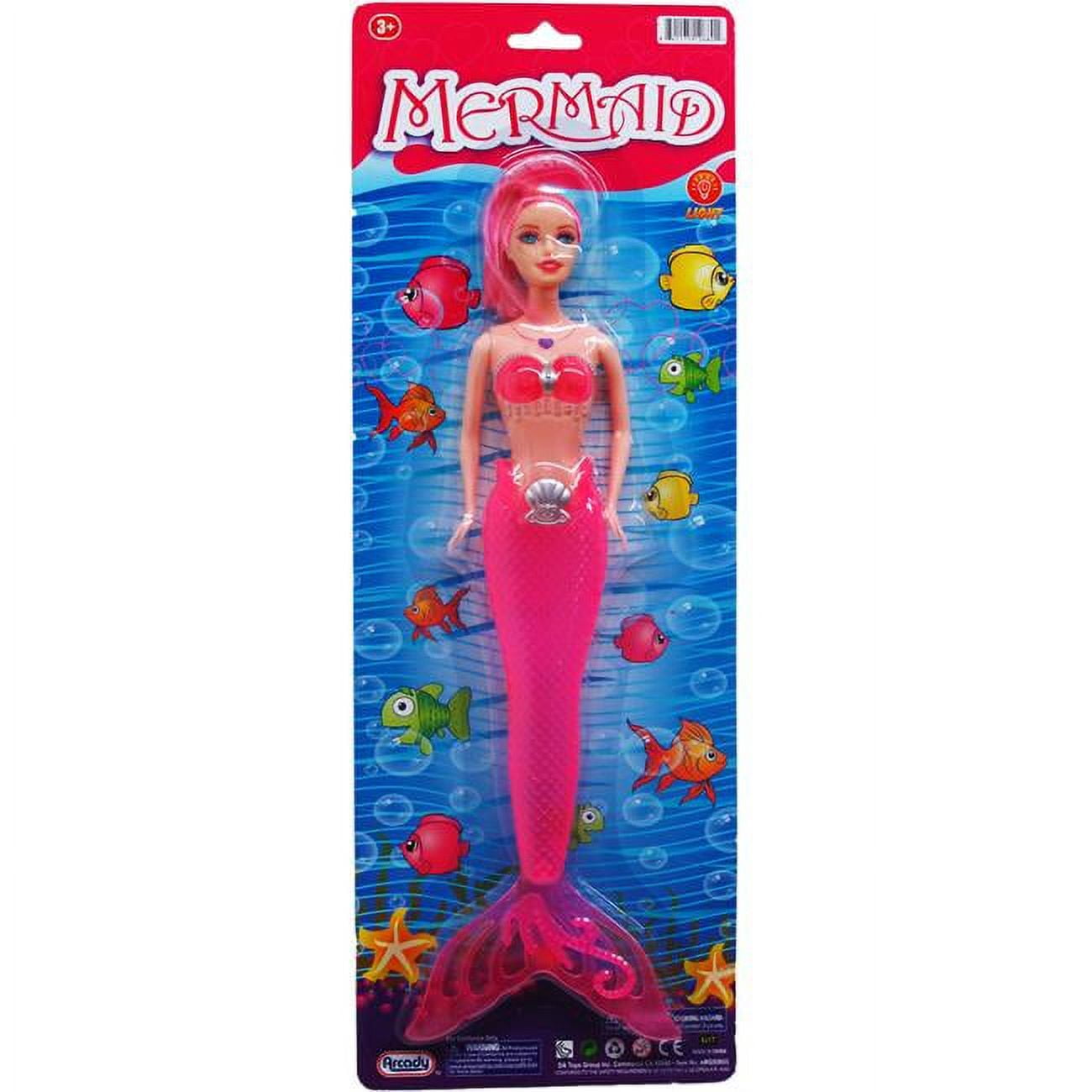 Picture of DDI 2330936 13.25&quot; Assorted Color Mermaid Doll with Light Case of 48