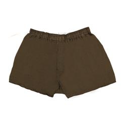 Small Cotton Plus - Boxer Shorts, Chocolate - 12 Per Pack - Case of 36