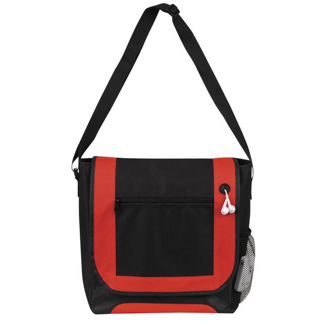 Picture of DDI 2326942 Messenger Bags -Black w/Red  12&quot; Case of 50