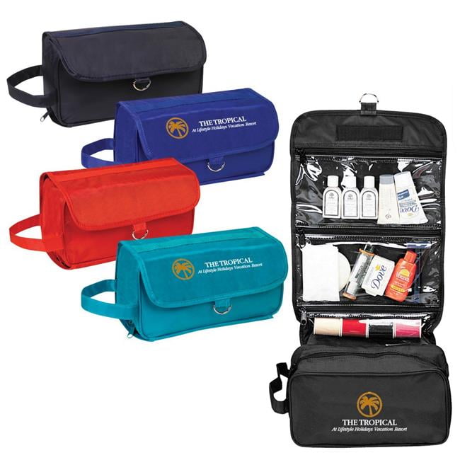 Picture of DDI 2325933 Hanging Toiletry Bags - Black Case of 50