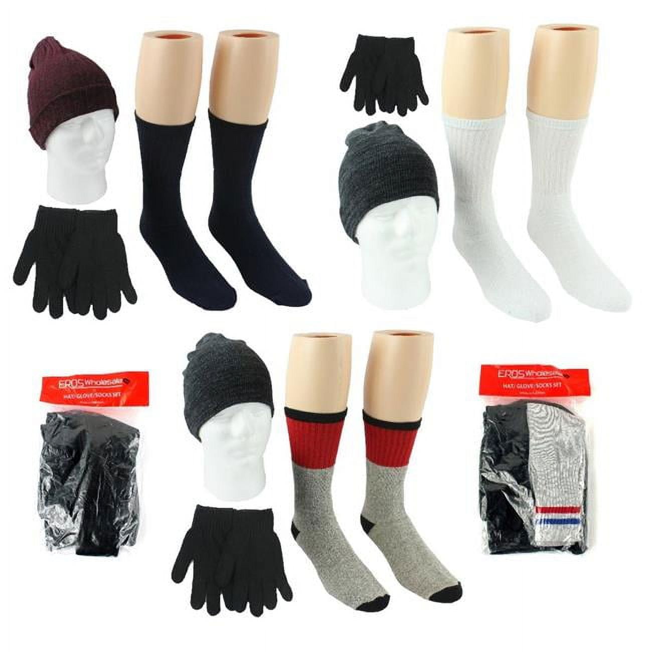 Picture of DDI 2330747 Assorted Adult Winter Hat&#44; Gloves & Socks - Case of 40