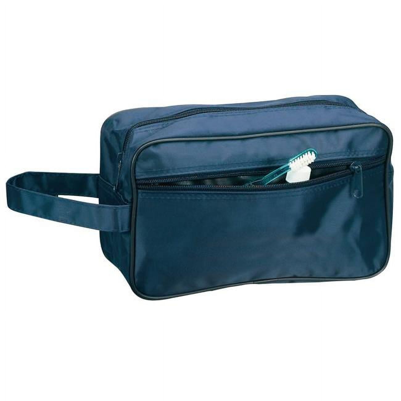 Picture of DDI 2334105 Toiletry Travel Bag - Navy&#44; Case of 100