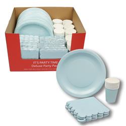 Picture of DDI 2333127 Aquamarine Party Supplies Set Case of 48