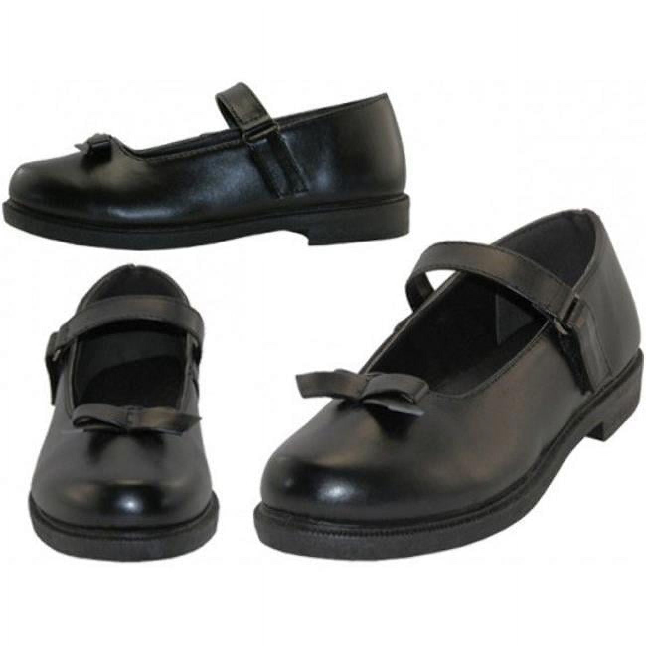 Picture of DDI 2327163 Girls&apos; Mary Jane with Bow on Top Black Shoes - Size: 11-3 Case of 24
