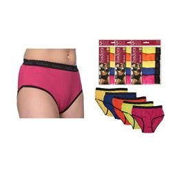 Picture of DDI 2339251 Isadora Women&apos;s Neon Briefs 5-Pack Sizes 5-7 Case of 12