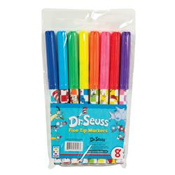Picture of DDI 2339364 Dr. Seuss Markers - 8 Count  Assorted Colors  Fine Tip Case of 36
