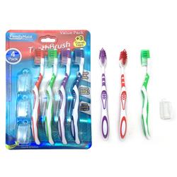 Picture of DDI 2337062 FamilyMaid Toothbrush Set - 4 Brushes  3 Covers Case of 48