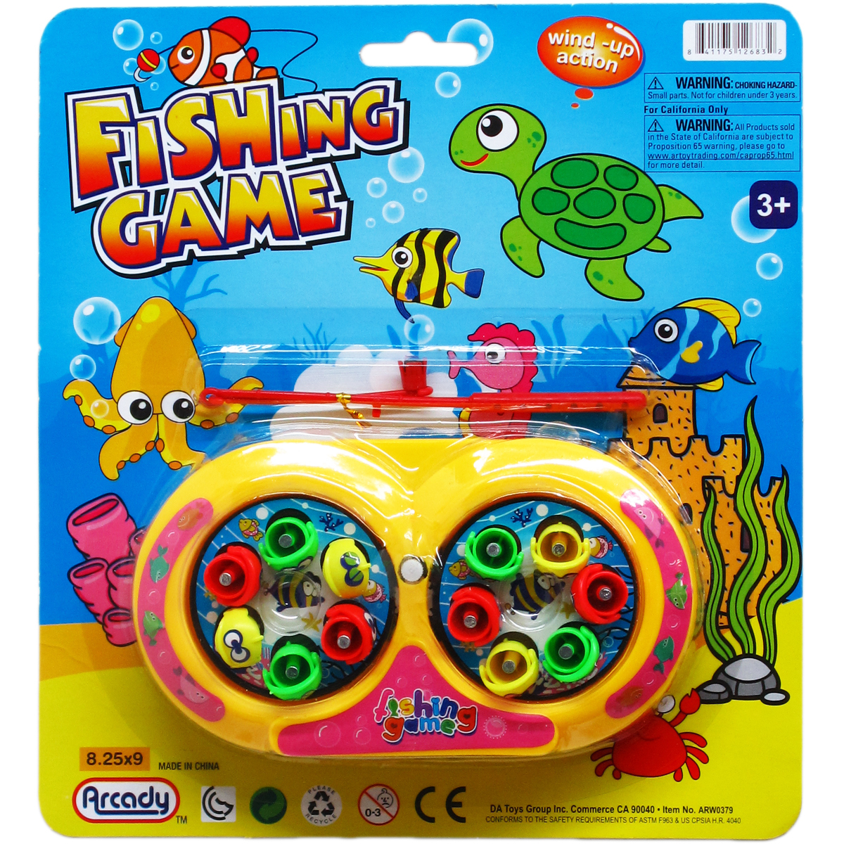 Two Player Magnetic Fishing Game case of 72