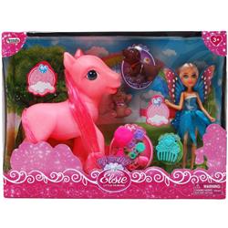Picture of DDI 2339745 7 in. Fairy Doll & Pony Set with Accessories&#44; Assorted Color - Case of 12