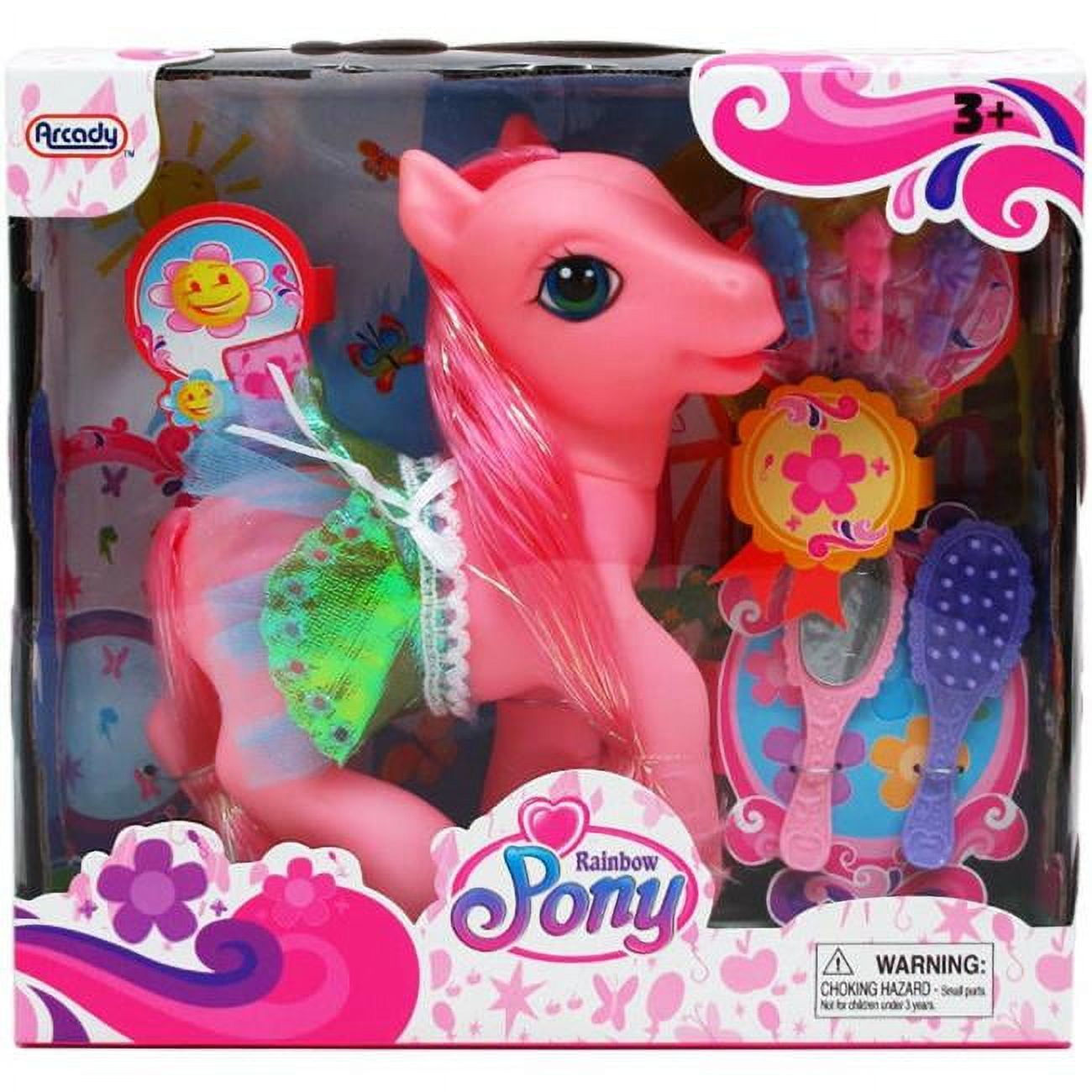 Picture of DDI 2339746 8.25&quot; Rainbow Pony - Assorted Colors Case of 12