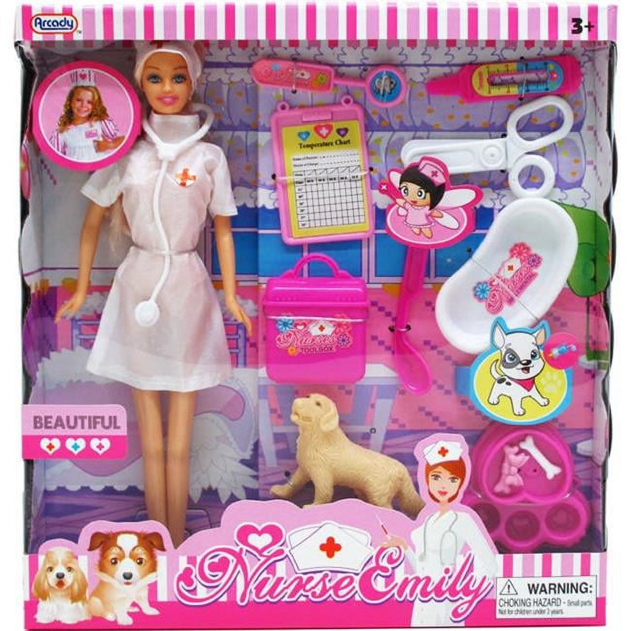 Picture of DDI 2339749 11.5 in. Nurse Emily Doll with Pet & Accessories - Case of 12