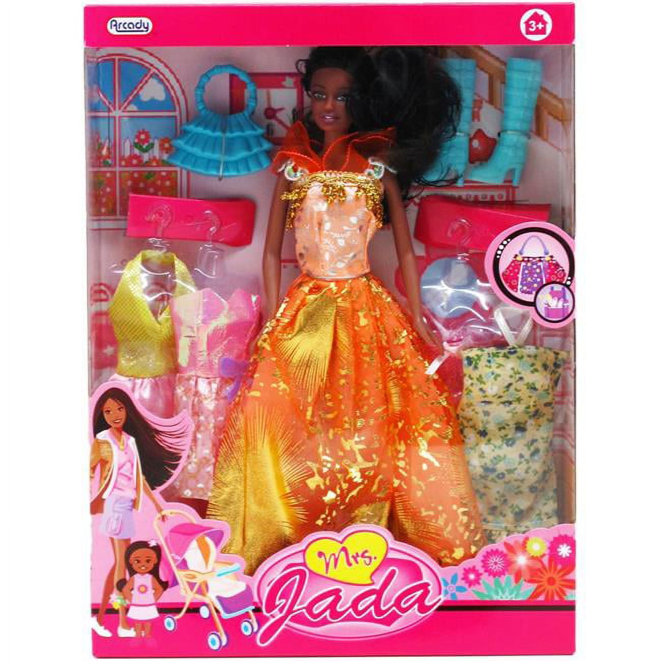 Picture of DDI 2339750 11.5 in. Mrs Jada Doll with Accessories - Case of 12