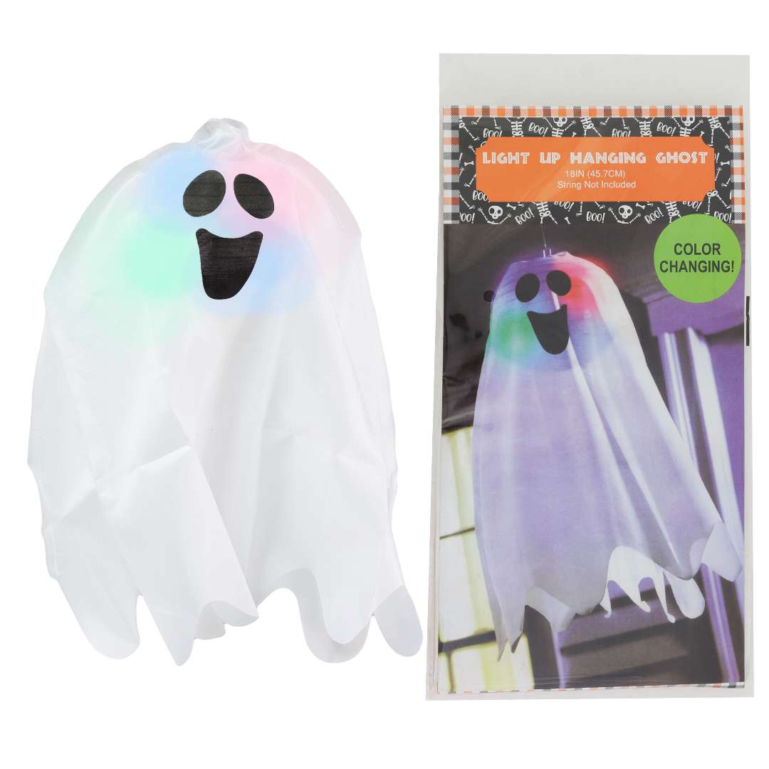 Halloween Ghost Decor - Color Changing, 18 case of 24