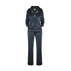 Picture of DDI 2340432 Ladies Velour Jogging Suit&#44; Black - Case of 12